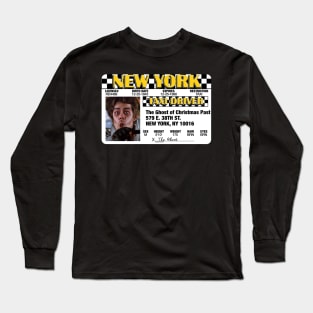 Ghost of Christmas Past Taxi License / Scrooged Long Sleeve T-Shirt